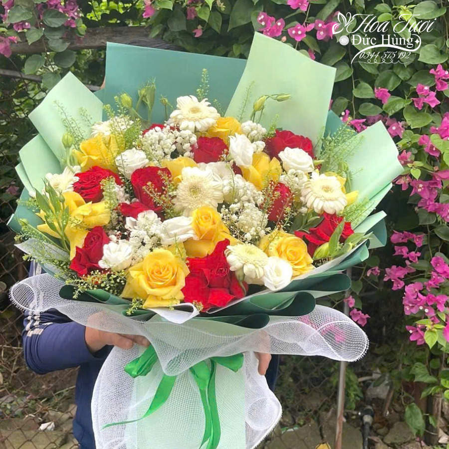 Bó Hồng Tặng Bạn Đẹp